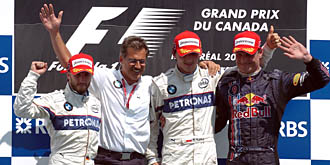 F1: Historisk dubbeltriumf för BMW i Montreal