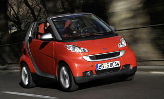 Smart med elmotor kommer i serie