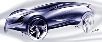 Mazda visar crossover-koncept i Moskva