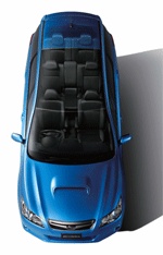 Subaru Exiga - rallybil för sju