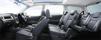 Subaru Exiga - rallybil för sju