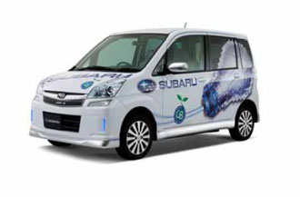 Subaru skickar elbil nr 3 till G8-mötet