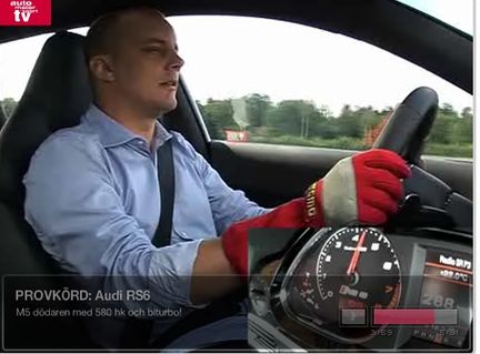 "Pappa" provkör Audi RS6!
