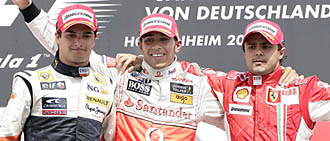 F1: Hamilton glänste på Hockenheim - men pacecar avgjorde