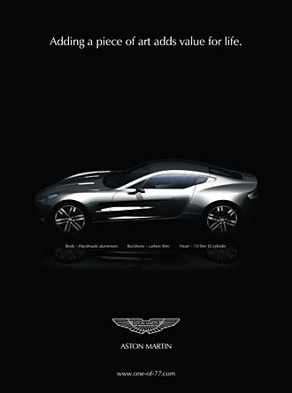 Aston Martins nya superbil: One-77!
