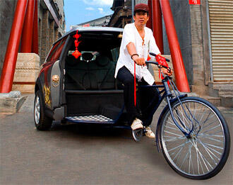 Utsläppsfri Mini med bakhjulsdrift - bara i Peking