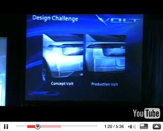 Nya bilder och video på Chevrolet Volt