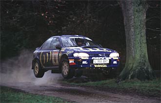 McRae hyllas med 3 mil Subaru-parad