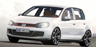 Golf GTI: spionbilder och illustration!