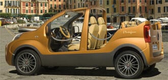 Strandanpassad Fiat utan dörrar!