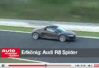 Audi R8 V10 Spider - här är ljudbeviset!