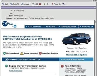 Du har fått mail - från din bil!