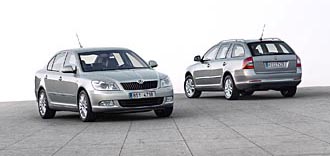 PARIS: Premiär för ansiktslyft Skoda Octavia