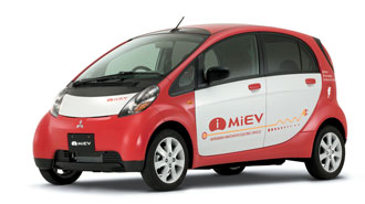 Mitsubishis elbil säljs i Europa 2010