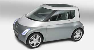 Fiat visar mikrobil i Frankfurt