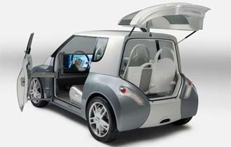 Fiat visar mikrobil i Frankfurt