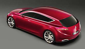 Batman kör Suzuki Kizashi