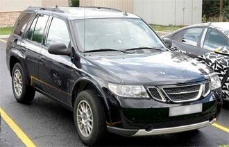 Saab testar nya 9-4X