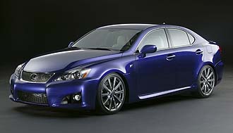 Officiella effektsiffror för Lexus IS-F