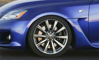 Officiella effektsiffror för Lexus IS-F