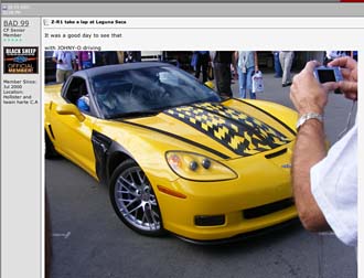 Super-Corvette gjorde smygpremiär
