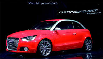 Världspremiär: Audi A1 - en hitech-hybrid