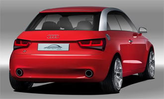 Världspremiär: Audi A1 - en hitech-hybrid