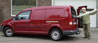 Maximerad Caddy rymmer 4,2 kubik