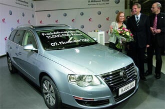 Volkswagen har byggt 15 miljoner Passat