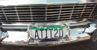 Personliga nummerskyltar: R U VAIN?