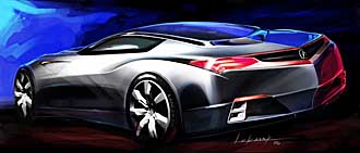 Acura-koncept - är det nya Honda NSX?