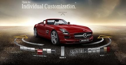 Bygg din egen Mercedes SLS AMG Roadster