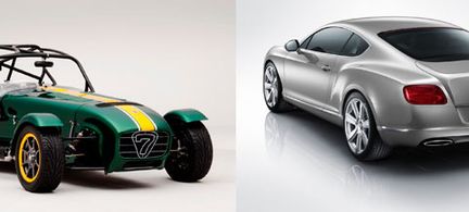 Bentley och Caterham får nya Sverigeimportörer
