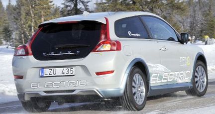Volvo C30 El: Sprit värmer