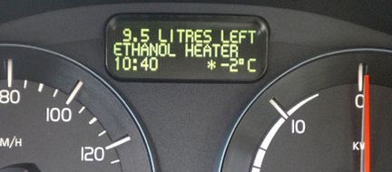 Volvo C30 El: Sprit värmer