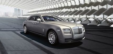 Rolls-Royce Ghost - långversion i Shanghai