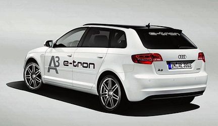 Eldrivna Audi A3 E-tron utmanar BMW ActiveE