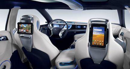 Hyundai visar bränslecellsbil i Seoul