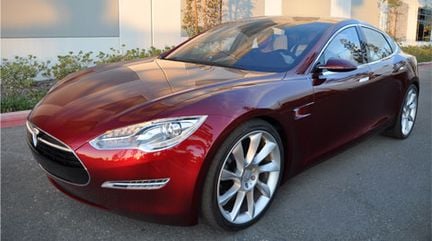 Tesla S klar 2012 - i lyxversion