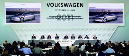 VW-chefen: Vi gasar i omkörningsfilen!