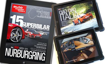 auto motor & sport goes iPad - 200 sidor interaktivitet
