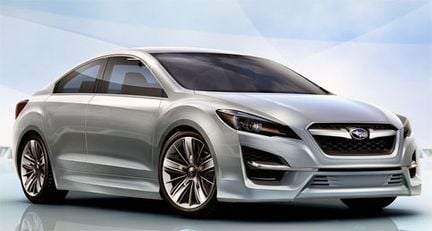 Subarus sportcoupé visas i Genève