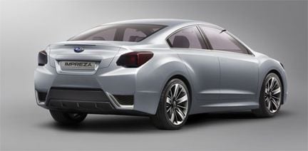 Subarus sportcoupé visas i Genève