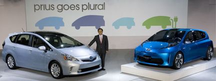 Toyota Prius c - som i citybil