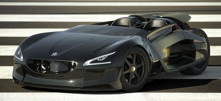 Peugeot EX1: El-Batmobil slår rekord