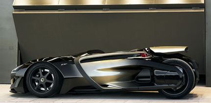 Peugeot EX1: El-Batmobil slår rekord