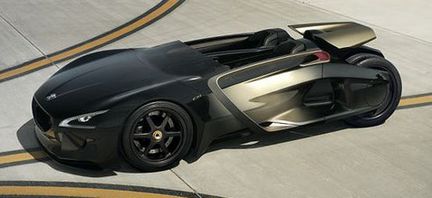 Peugeot EX1: El-Batmobil slår rekord