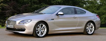 BMW 6 coupé siktad i Sverige