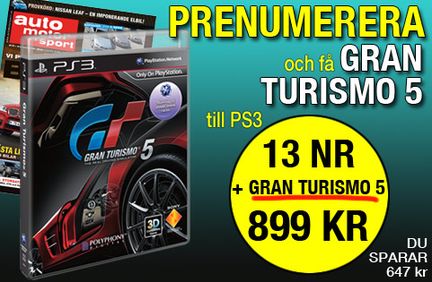 Han kör mot sig själv: GT5 vs verkligheten