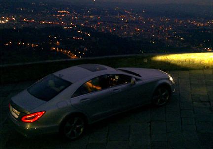 Mercedes CLS 500: Lyxcoupe för dinkis